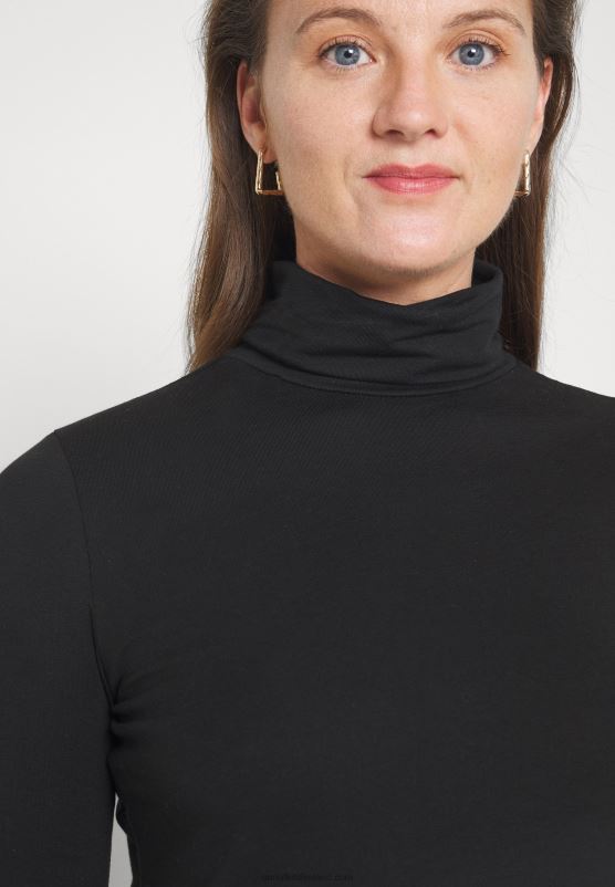 Z62T579 Women Anna Field Long Sleeved Top Black