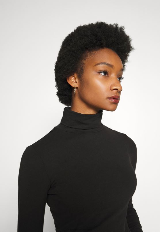 Z62T588 Women Anna Field 2 Pack Long Sleeved Top Black