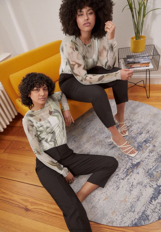 Z62T597 Women Anna Field Chinos Black