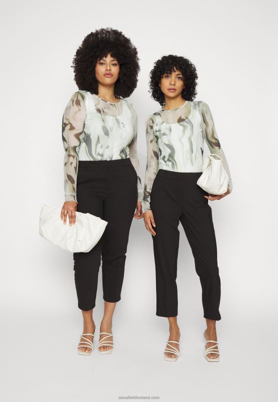 Z62T597 Women Anna Field Chinos Black