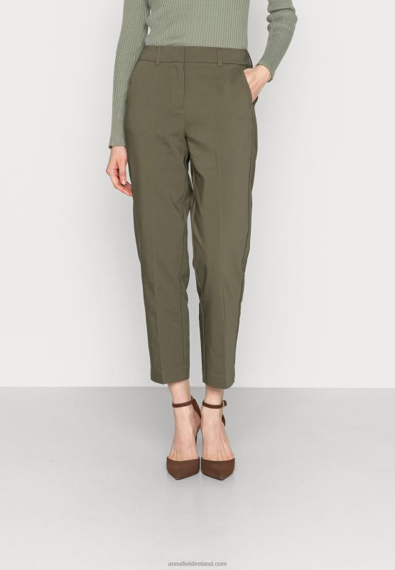 Z62T599 Women Anna Field Chinos Dark Green