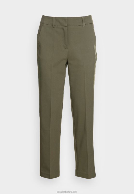 Z62T599 Women Anna Field Chinos Dark Green