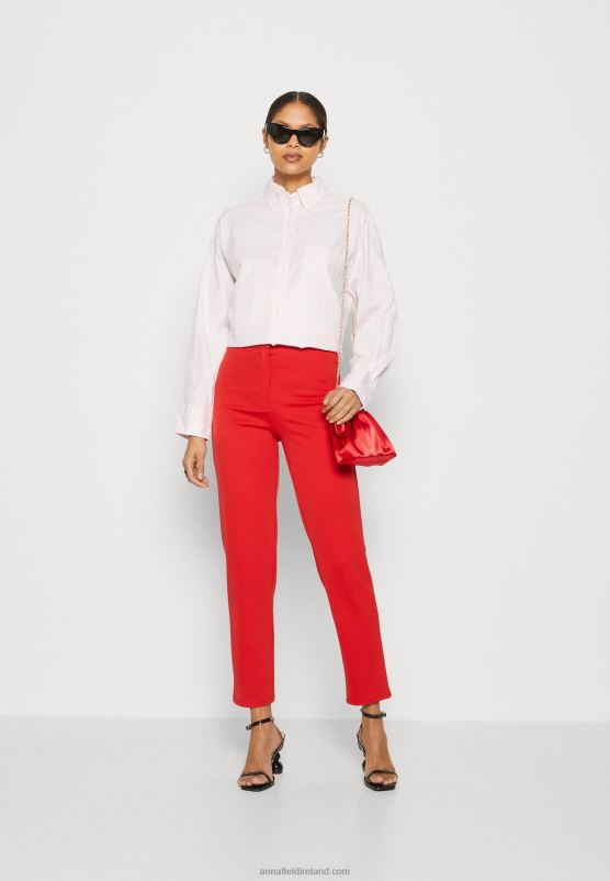 Z62T612 Women Anna Field Trousers Red