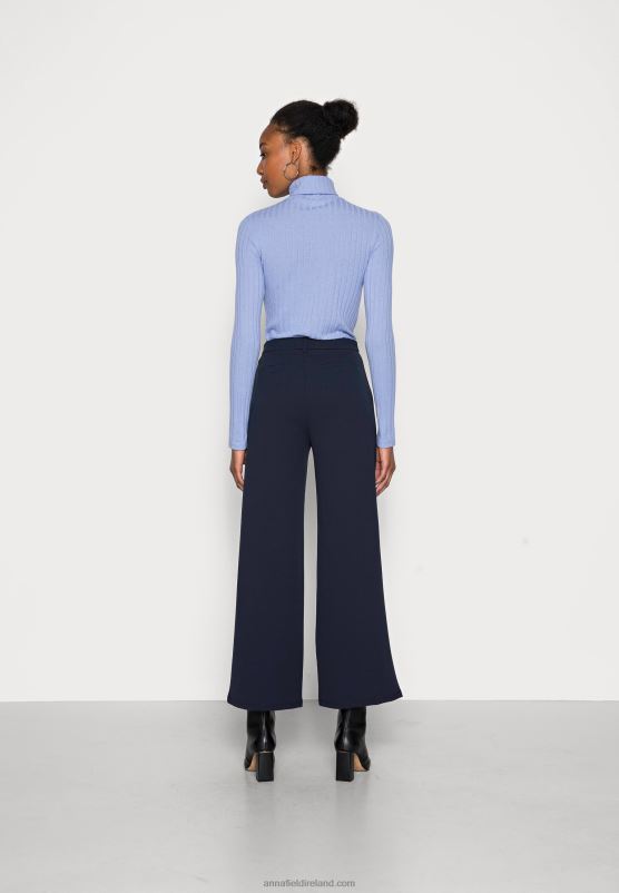 Z62T614 Women Anna Field Trousers Dark Blue
