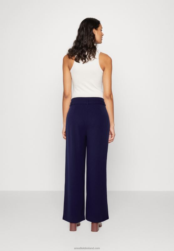 Z62T616 Women Anna Field Trousers Dark Blue