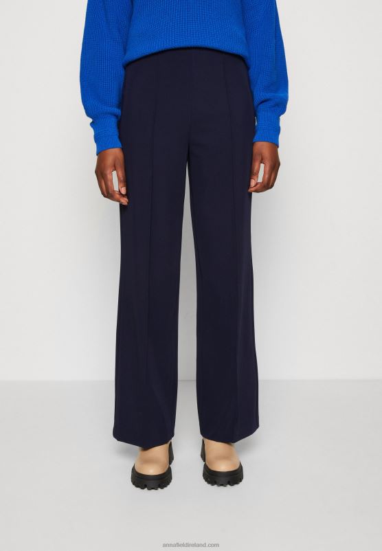 Z62T617 Women Anna Field Trousers Dark Blue