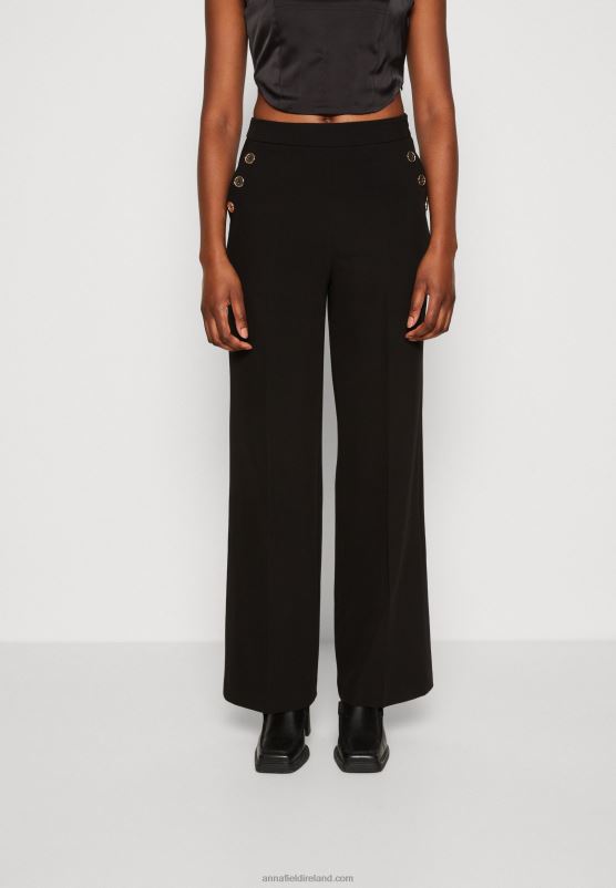 Z62T618 Women Anna Field Trousers Black