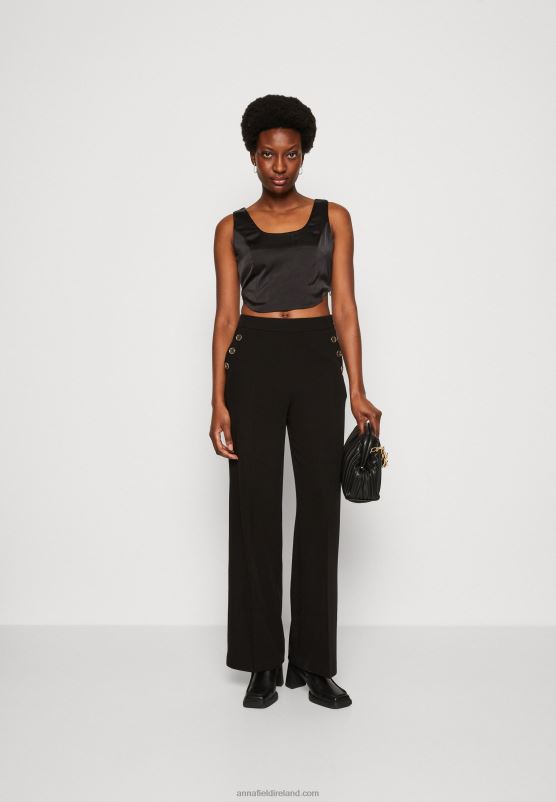 Z62T618 Women Anna Field Trousers Black