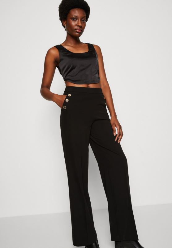 Z62T618 Women Anna Field Trousers Black