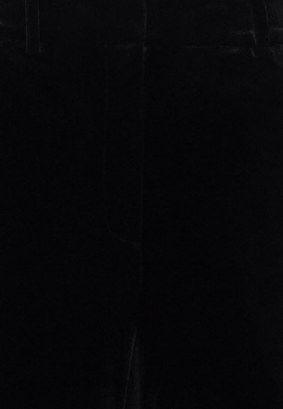 Z62T621 Women Anna Field Velvet Wide Leg Trousers Trousers Black