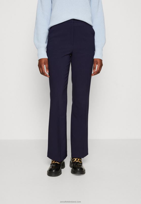 Z62T626 Women Anna Field Trousers Dark Blue