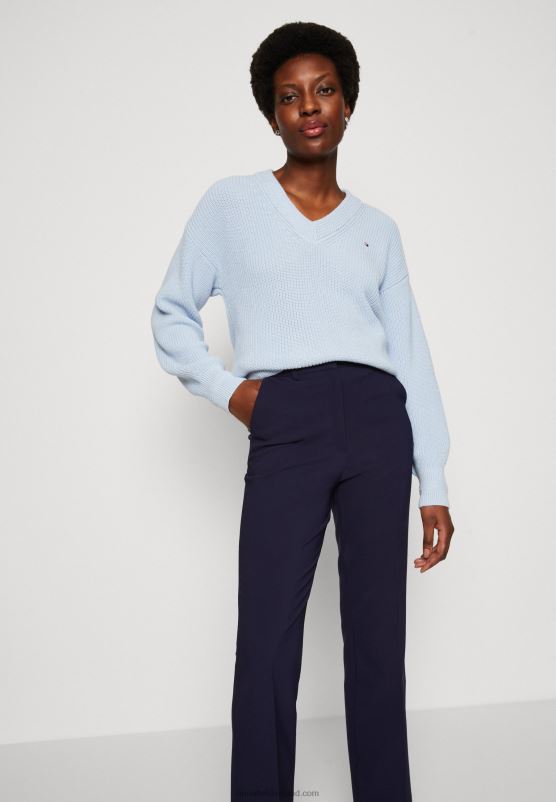 Z62T626 Women Anna Field Trousers Dark Blue