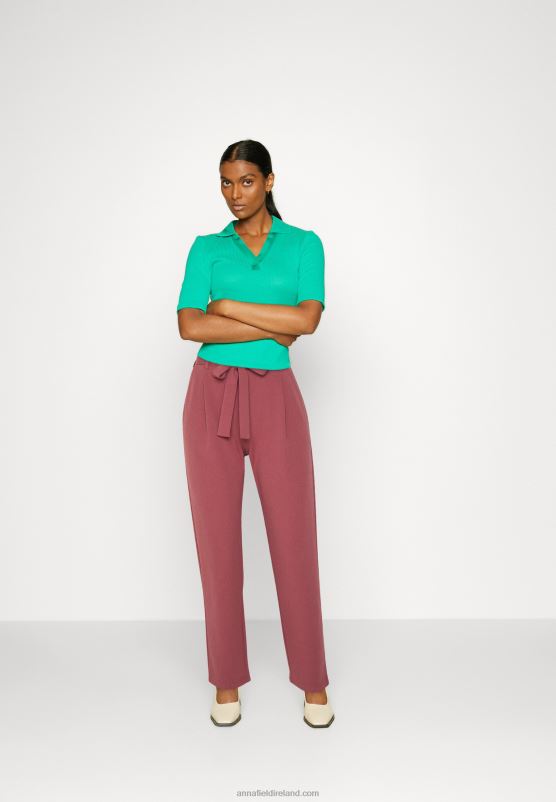 Z62T631 Women Anna Field Trousers Light Pink