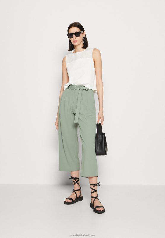 Z62T633 Women Anna Field Trousers Green