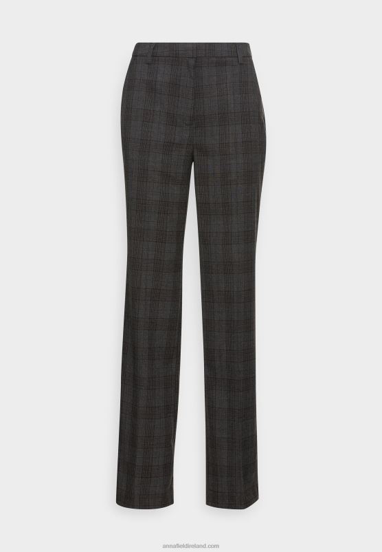 Z62T635 Women Anna Field Trousers Dark Grey
