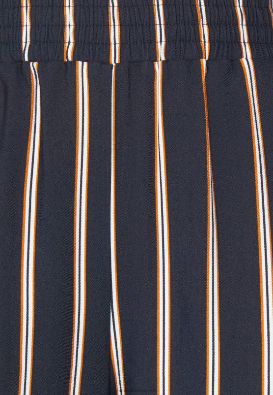 Z62T636 Women Anna Field Trousers Dark Blue/Brown/White