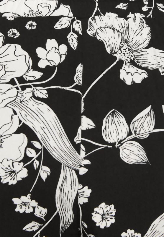 Z62T640 Women Anna Field Trousers Black/Off White