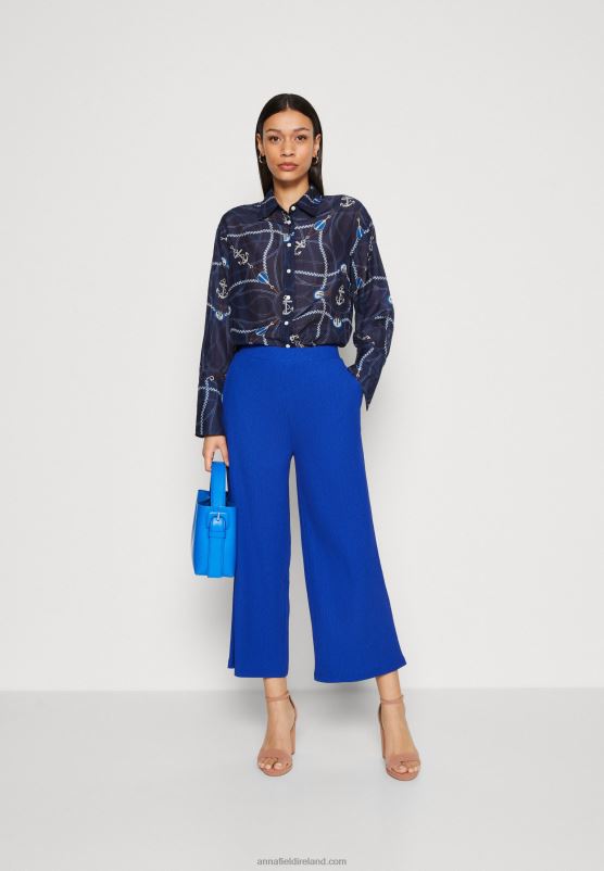 Z62T641 Women Anna Field Trousers Blue