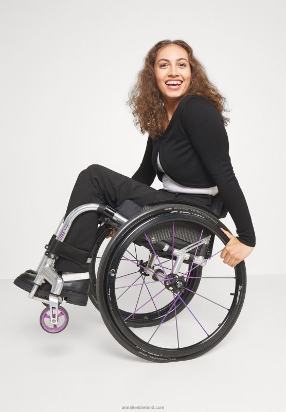 Z62T642 Women Anna Field Trousers Black