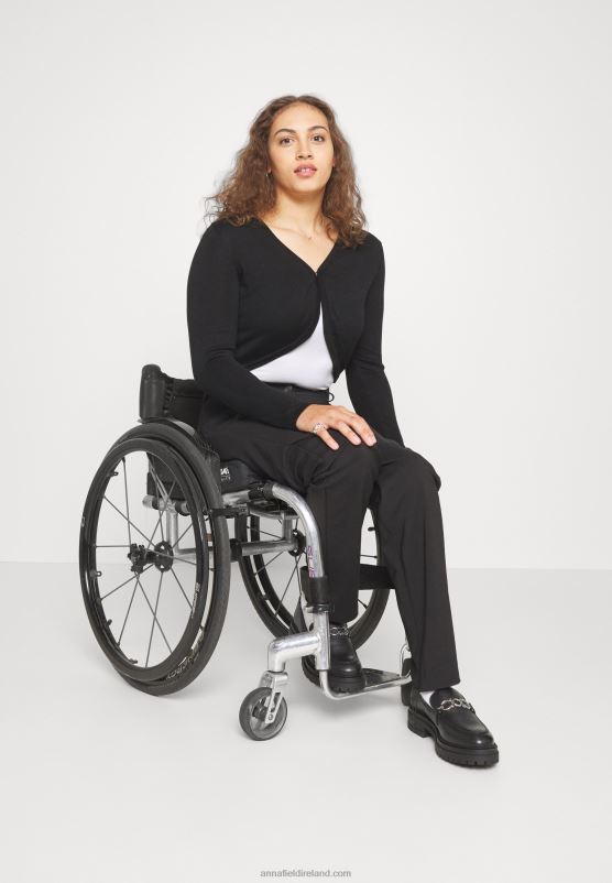 Z62T642 Women Anna Field Trousers Black