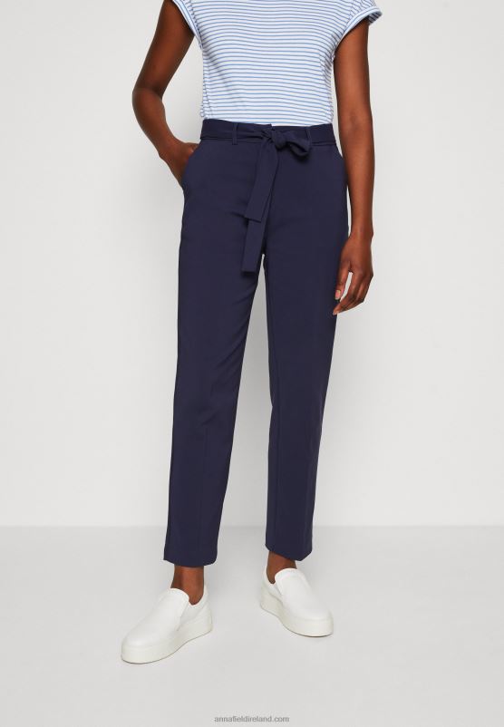 Z62T645 Women Anna Field Trousers Dark Blue