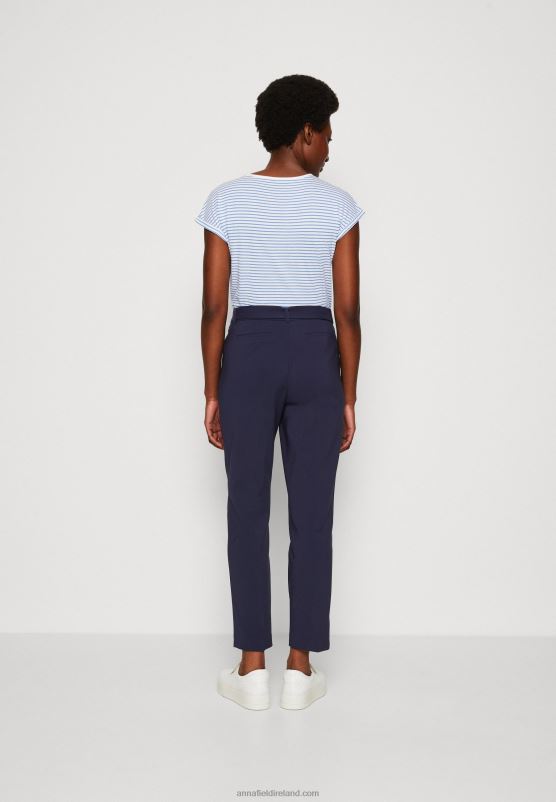 Z62T645 Women Anna Field Trousers Dark Blue