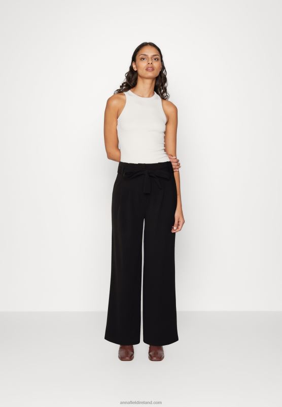 Z62T646 Women Anna Field Trousers Black