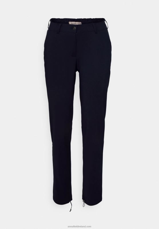 Z62T647 Women Anna Field Trousers Dark Blue