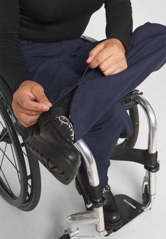 Z62T647 Women Anna Field Trousers Dark Blue