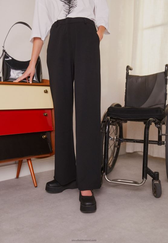 Z62T648 Women Anna Field Trousers Black