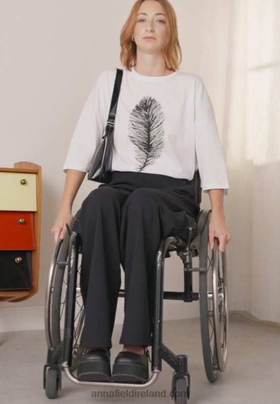 Z62T648 Women Anna Field Trousers Black