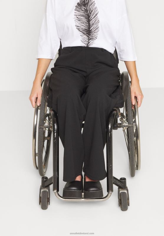 Z62T648 Women Anna Field Trousers Black