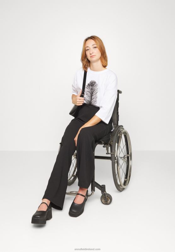 Z62T648 Women Anna Field Trousers Black