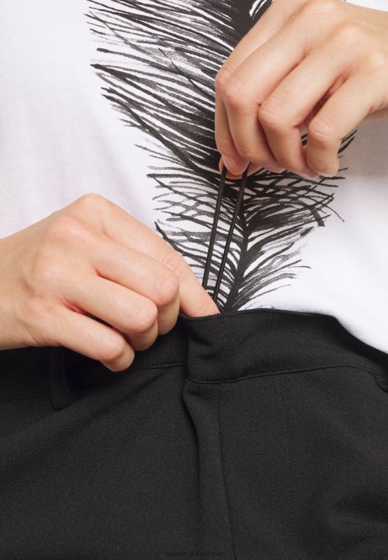 Z62T648 Women Anna Field Trousers Black