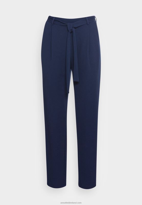 Z62T649 Women Anna Field Trousers Dark Blue