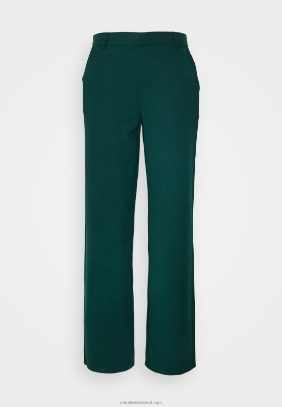 Z62T650 Women Anna Field Trousers Dark Green