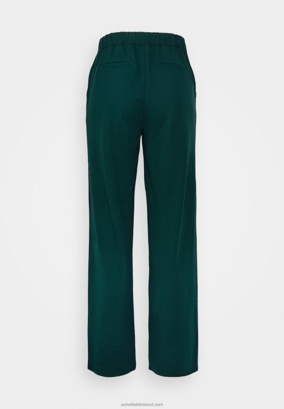 Z62T650 Women Anna Field Trousers Dark Green