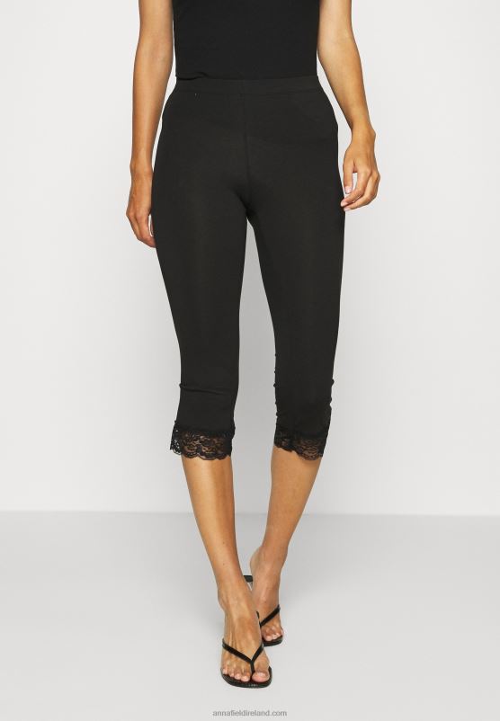 Z62T653 Women Anna Field 2 Pack Leggings Trousers Dark Blue/Black