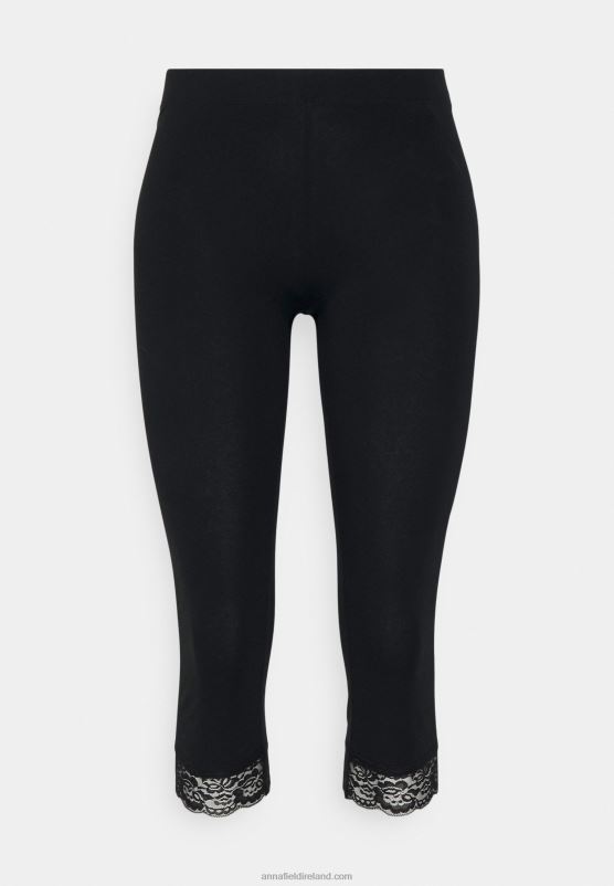 Z62T656 Women Anna Field 2 Pack Leggings Trousers Black