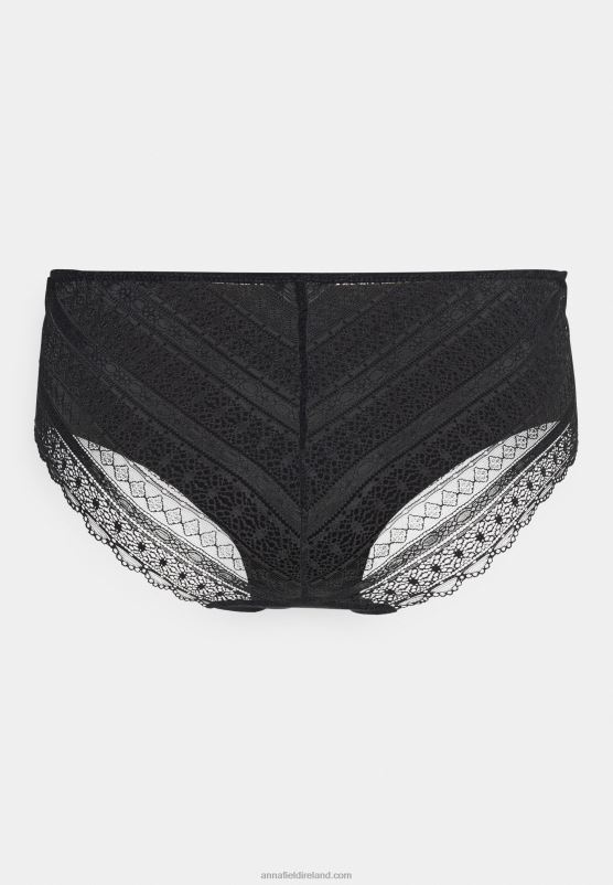 Z62T1016 Women Anna Field 7 Pack Briefs Black