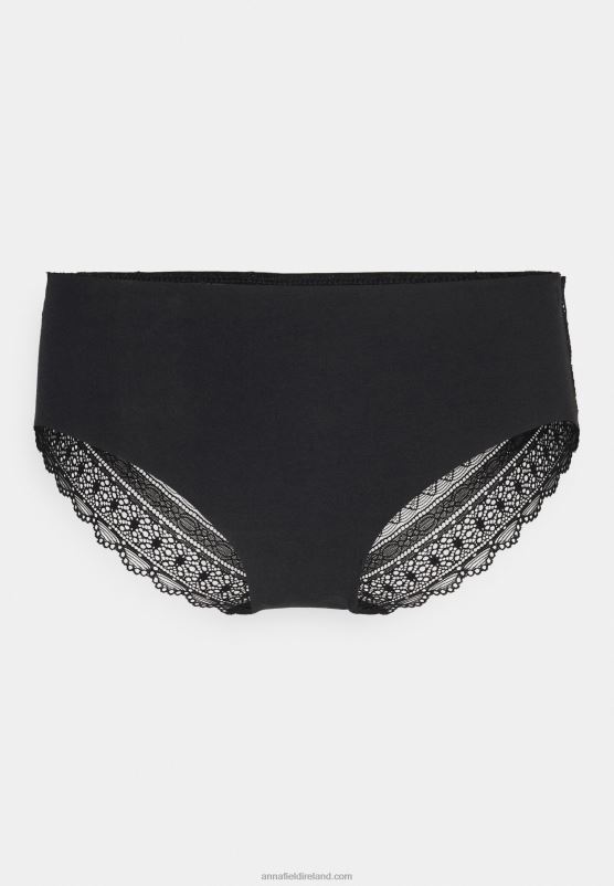 Z62T1016 Women Anna Field 7 Pack Briefs Black