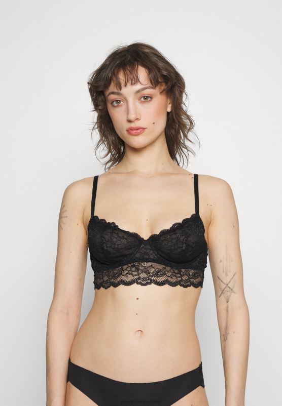 Z62T928 Women Anna Field 2 Pack Underwired Bra Pink/Black