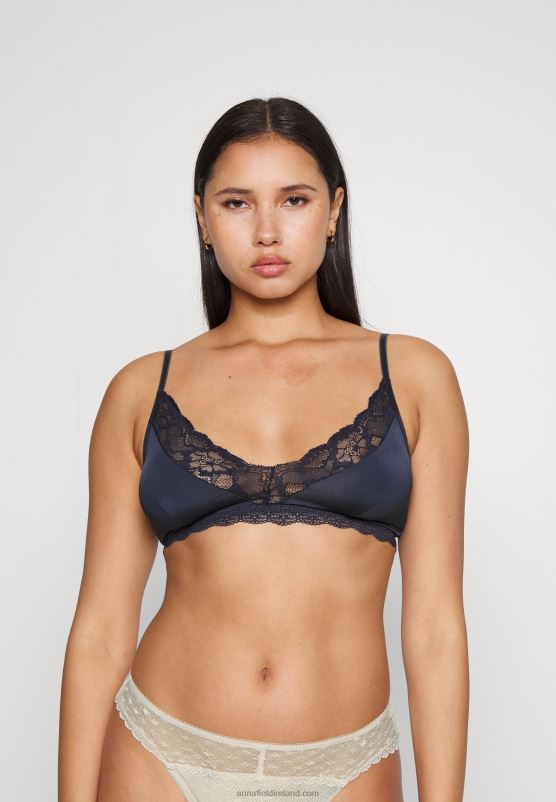 Z62T939 Women Anna Field 2 Pack Triangle Bra Pink/Blue