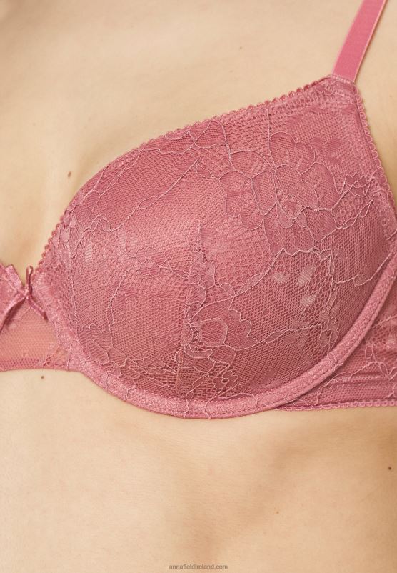 Z62T941 Women Anna Field 2 Pack Underwired Bra Black/Pink