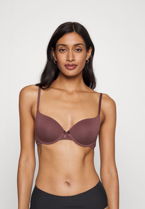 Z62T944 Women Anna Field 3 Pack T-Shirt Bra Black/Nude/Brown