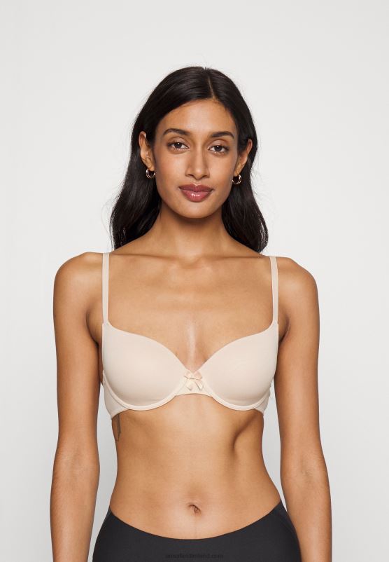 Z62T944 Women Anna Field 3 Pack T-Shirt Bra Black/Nude/Brown