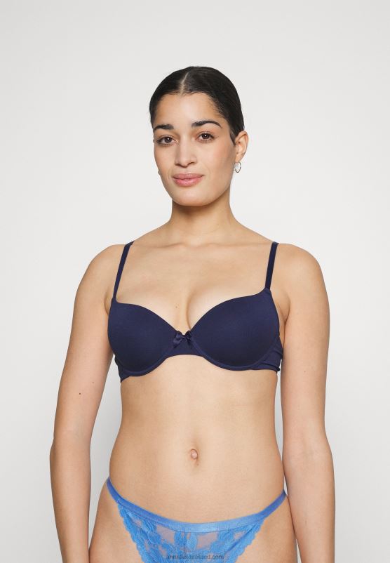 Z62T947 Women Anna Field 2 Pack Underwired Bra Blue/ Pink