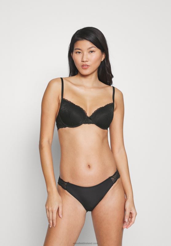 Z62T948 Women Anna Field 2 Pack Underwired Bra Black/Nude