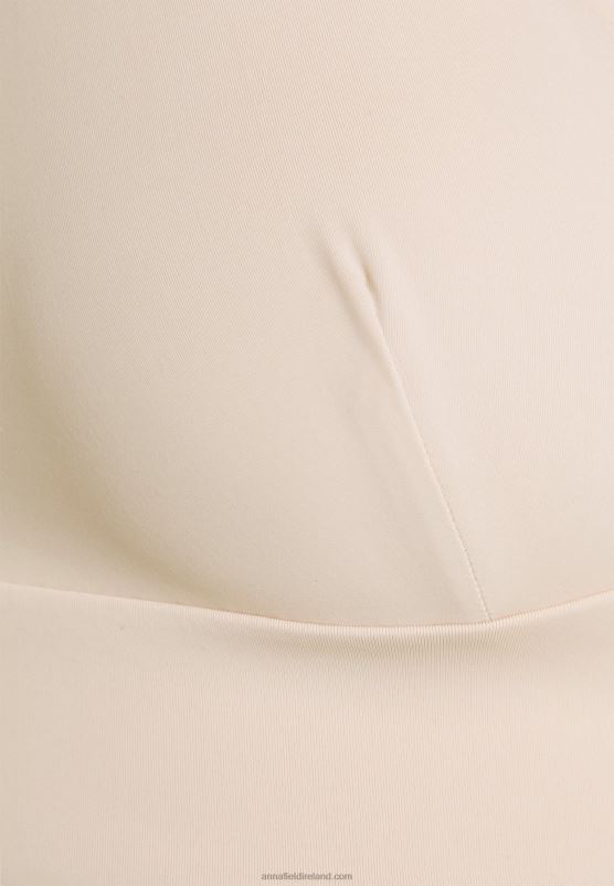 Z62T950 Women Anna Field 3Pp Bralette Triangle Bra Nude