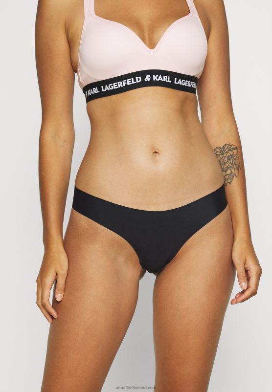 Z62T955 Women Anna Field Ahser 5 Pack Brief Briefs Black